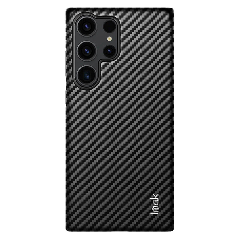 IMAK Ruiyi Series for Samsung Galaxy S23 Ultra Carbon Fiber Texture Phone Case PU Leather Coated PC Slim Fit Cover IMAK Ruiyi Series for Samsung Galaxy S23 Ultra Carbon Fiber Texture Phone Case PU Leather Coated PC Slim Fit Cover